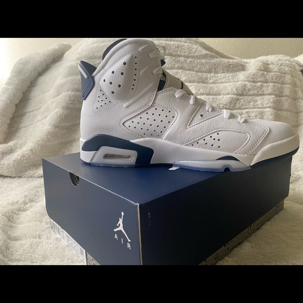 Air Jordan 6 Retros white/Midnight Navy